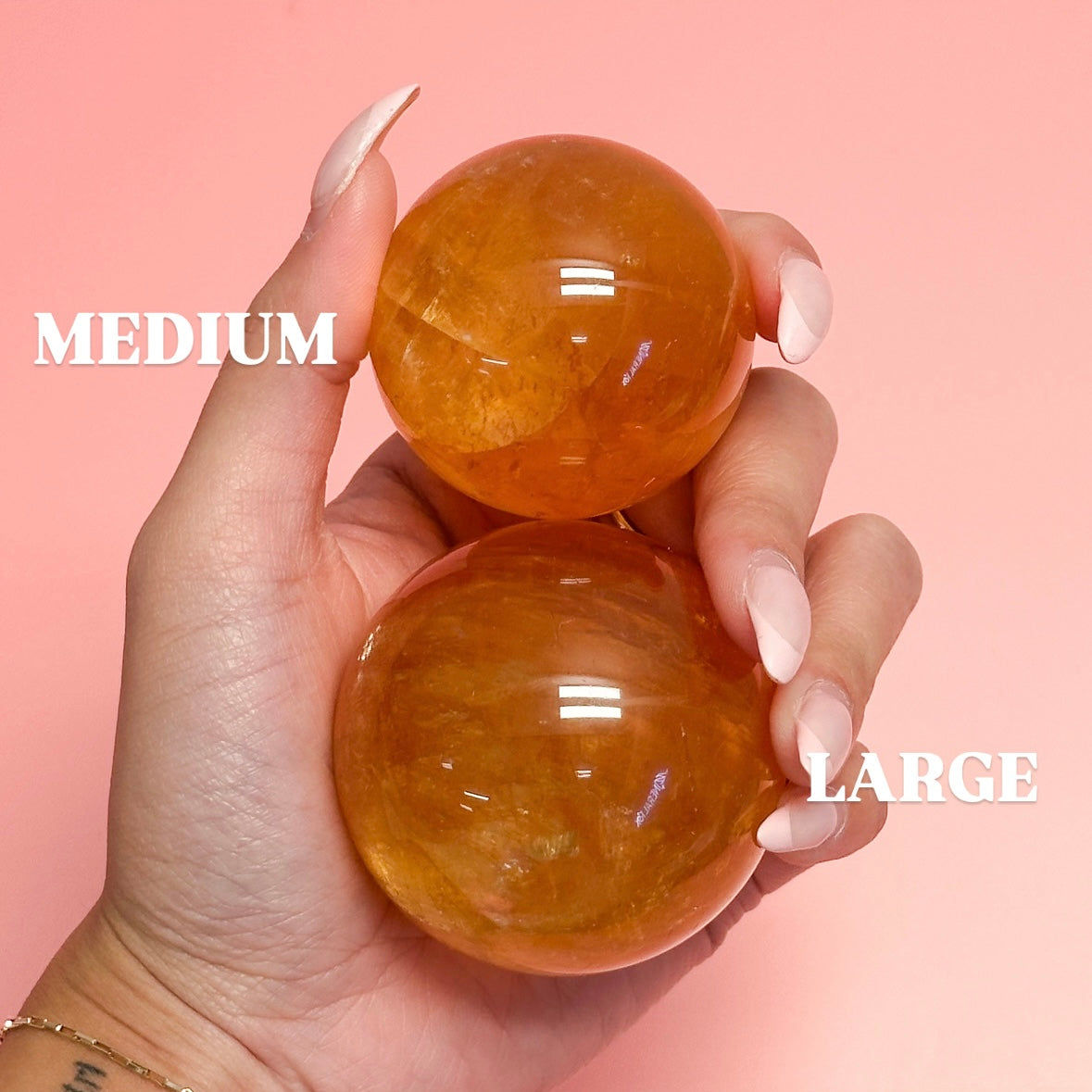 Honey Optical Calcite Sphere