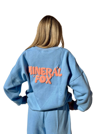 I Love Your Energy Sweatshirt - Blue/Peach