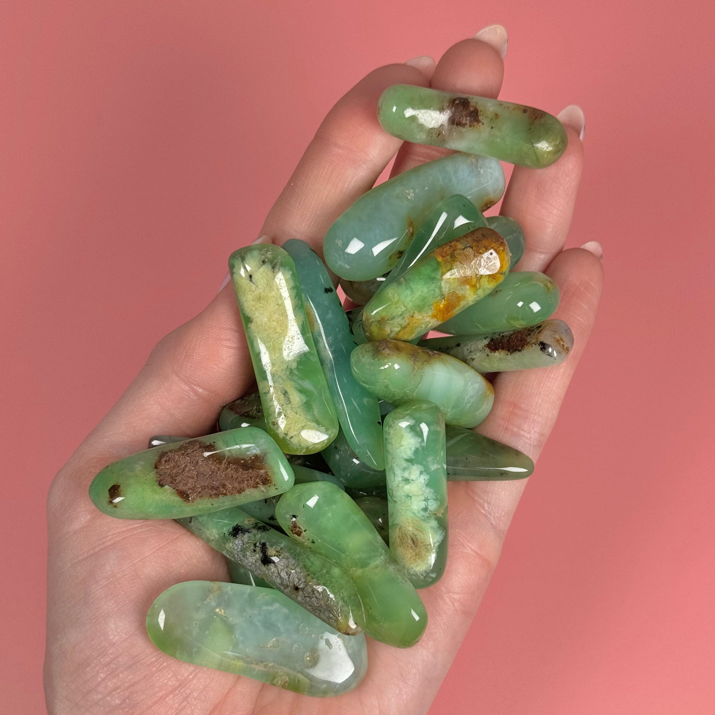 Chrysoprase Tumbled Wand