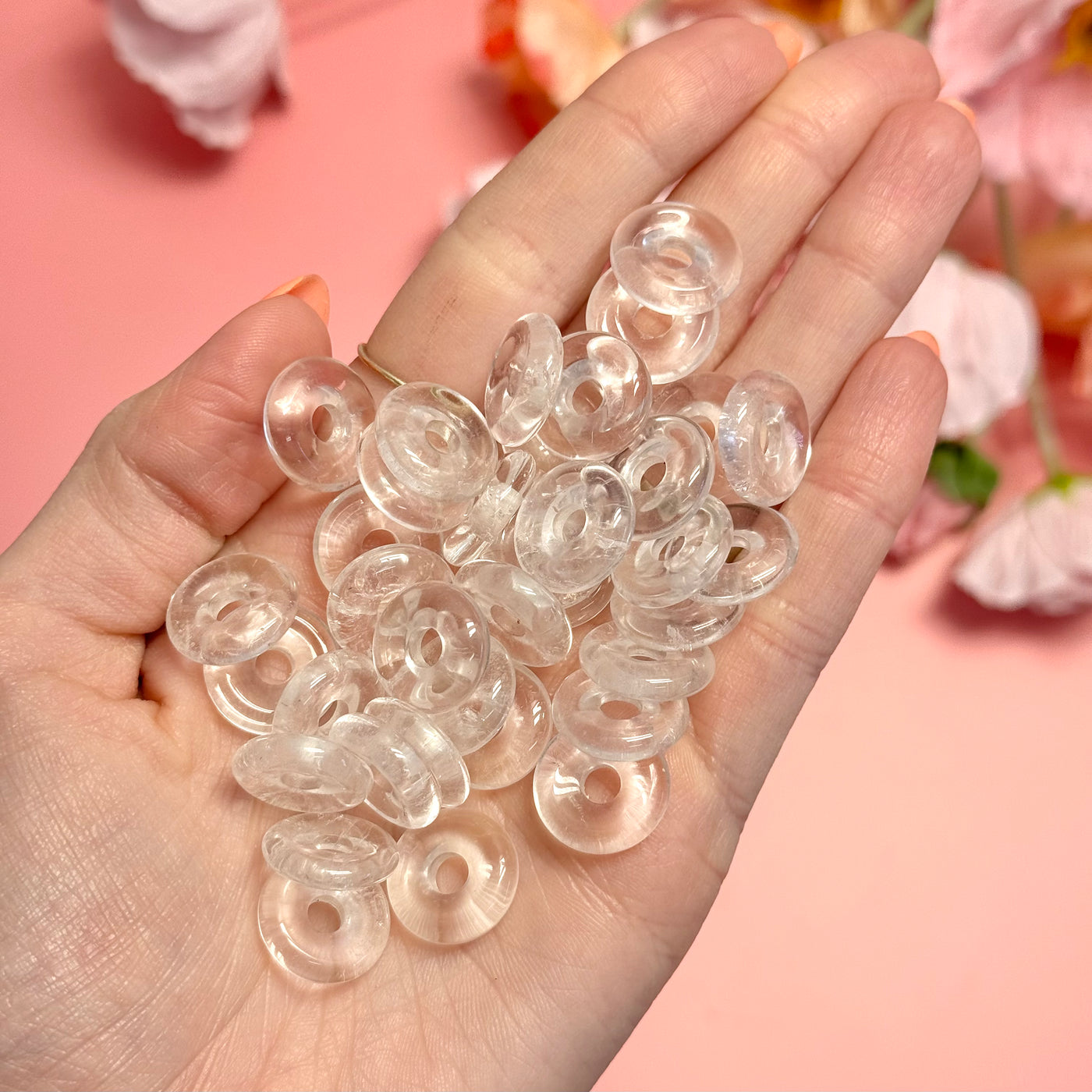 Clear Quartz Donut