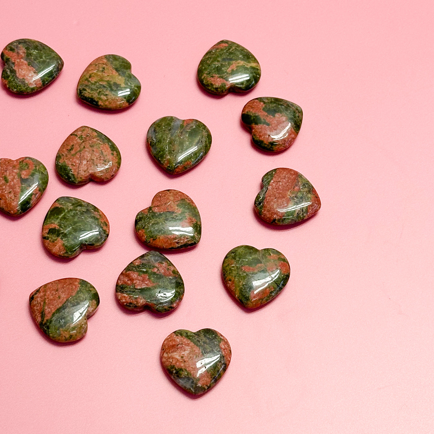 Unakite Mini Heart