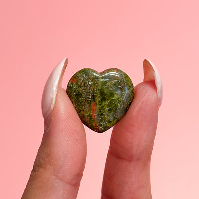 Unakite Mini Heart