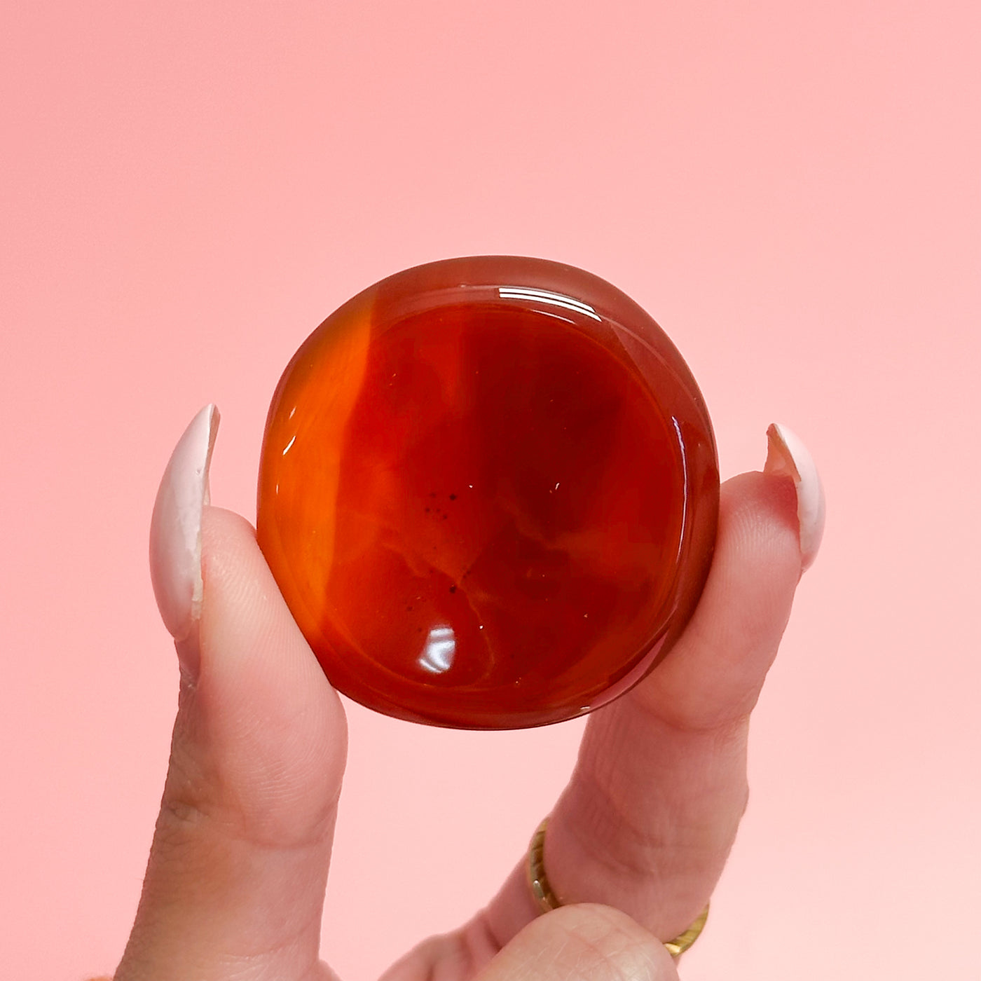 Carnelian Worry Stone