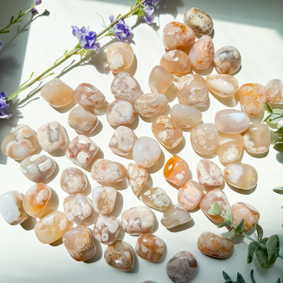 Flower Agate Tumble