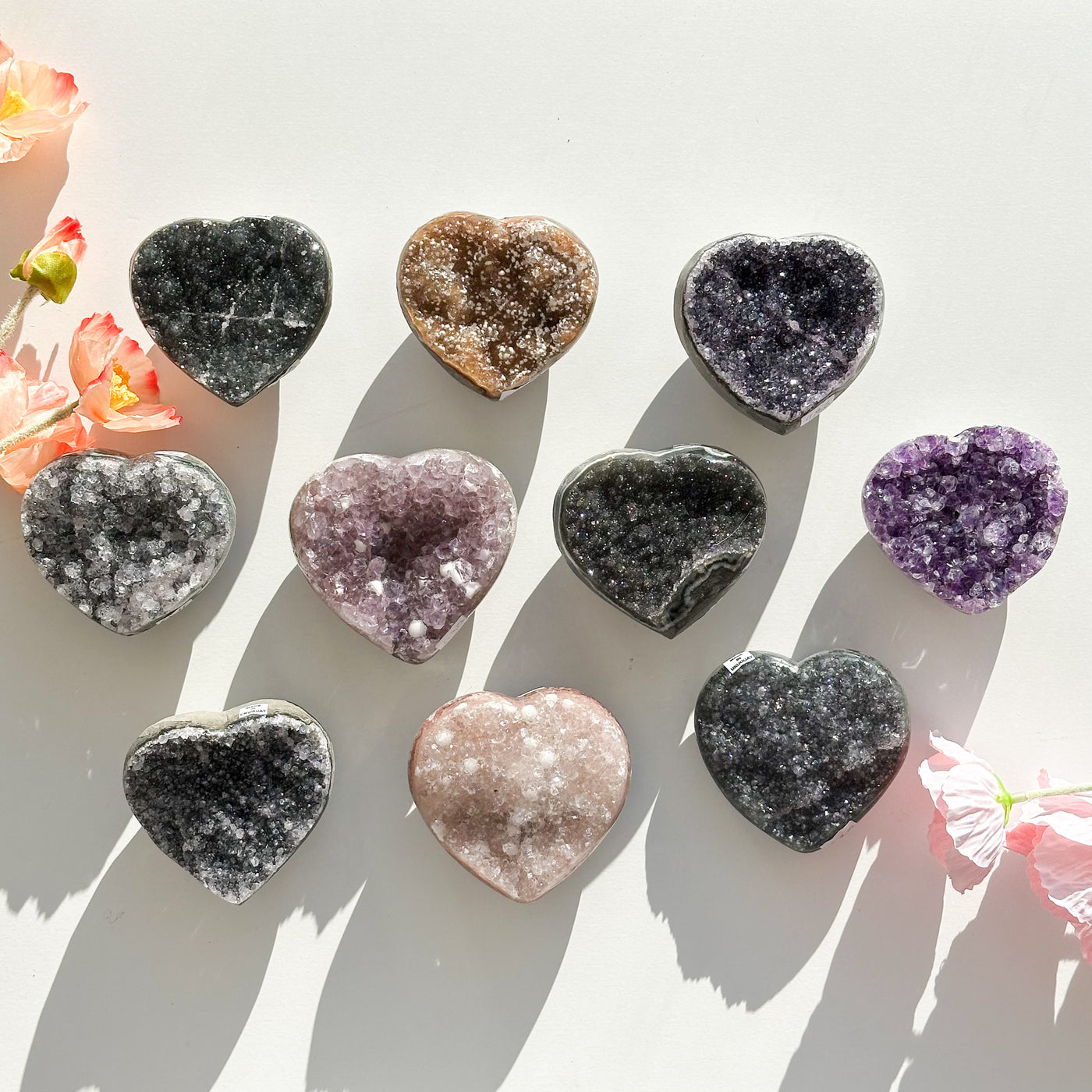 Druzy Amethyst Heart - MEDIUM