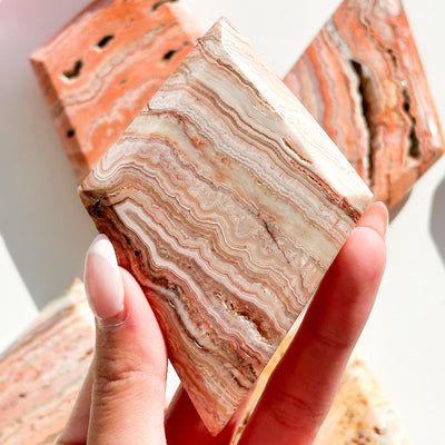 Pink Crazy Lace Agate Diamond