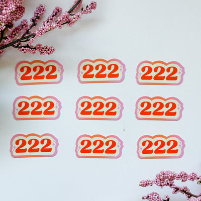 "222" Sticker