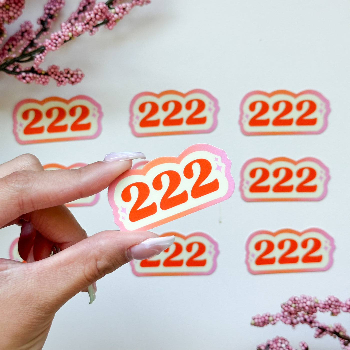 "222" Sticker