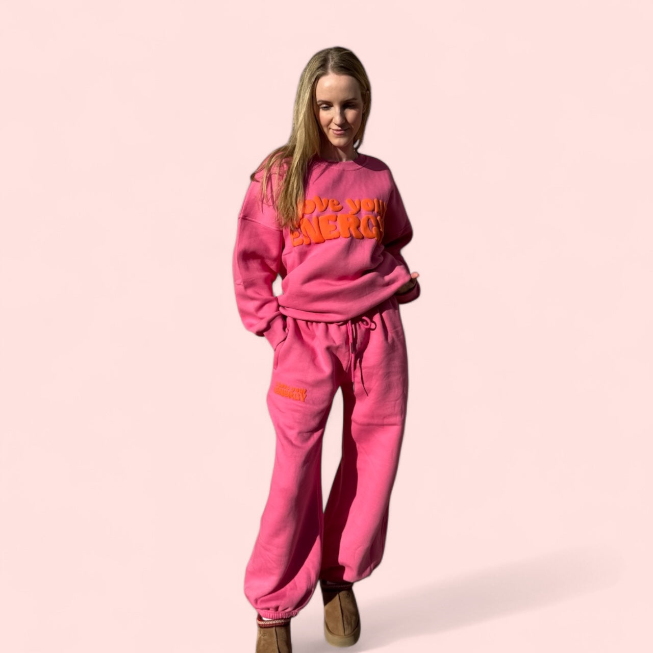 I Love Your Energy Sweatshirt - Pink/Orange