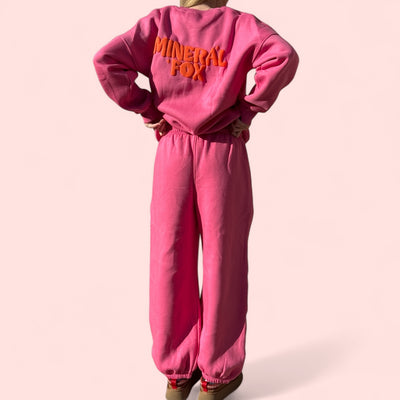 I Love Your Energy Sweatpants- Pink/Orange