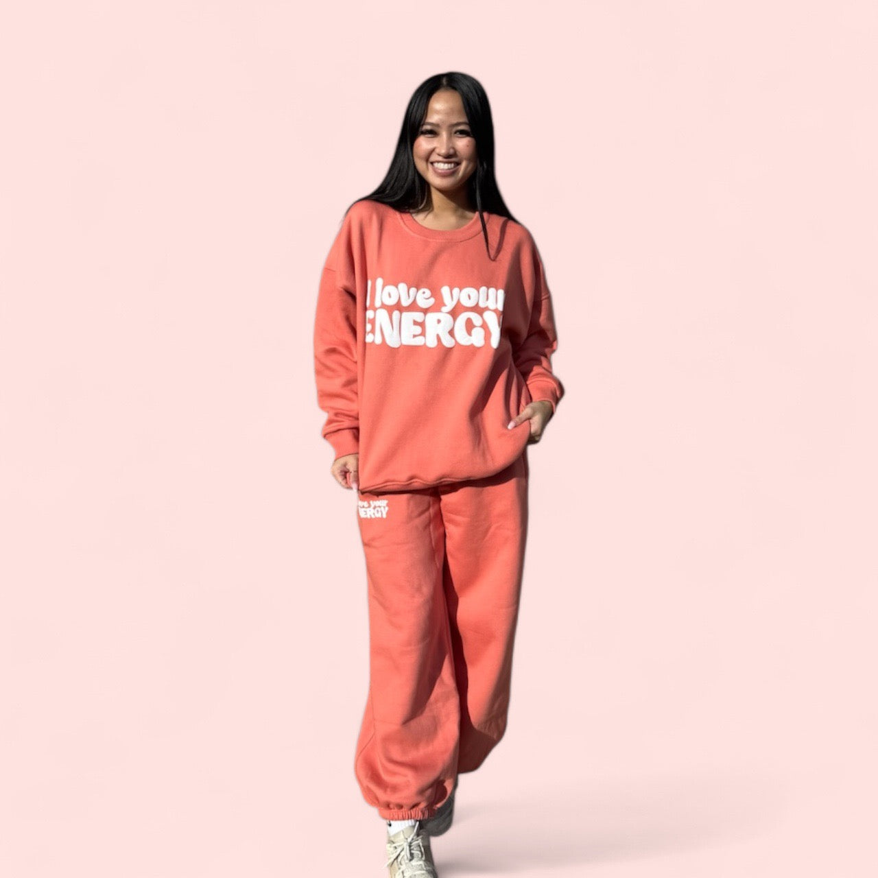 I Love Your Energy Sweatshirt - Orange