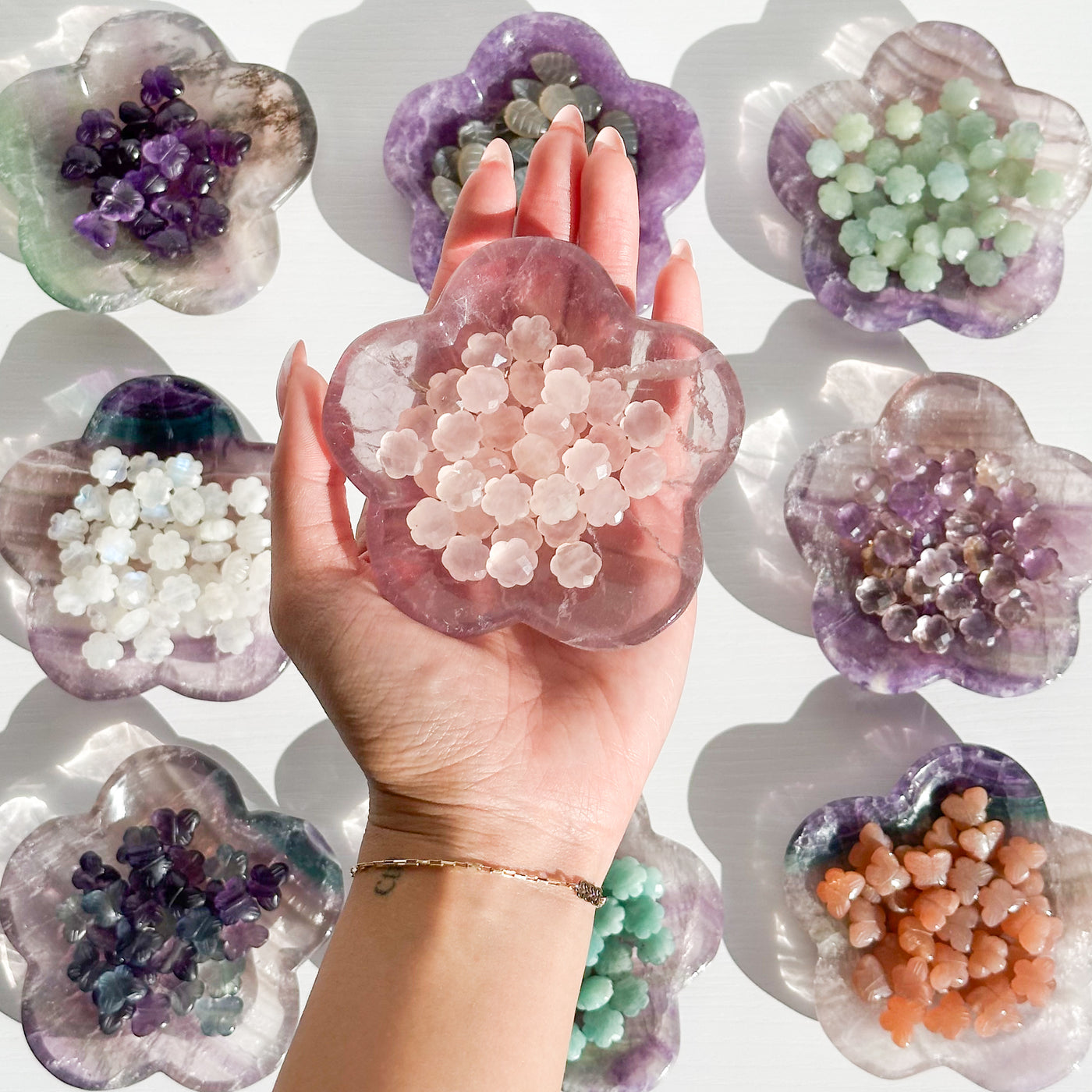 Fluorite Flower Bowl