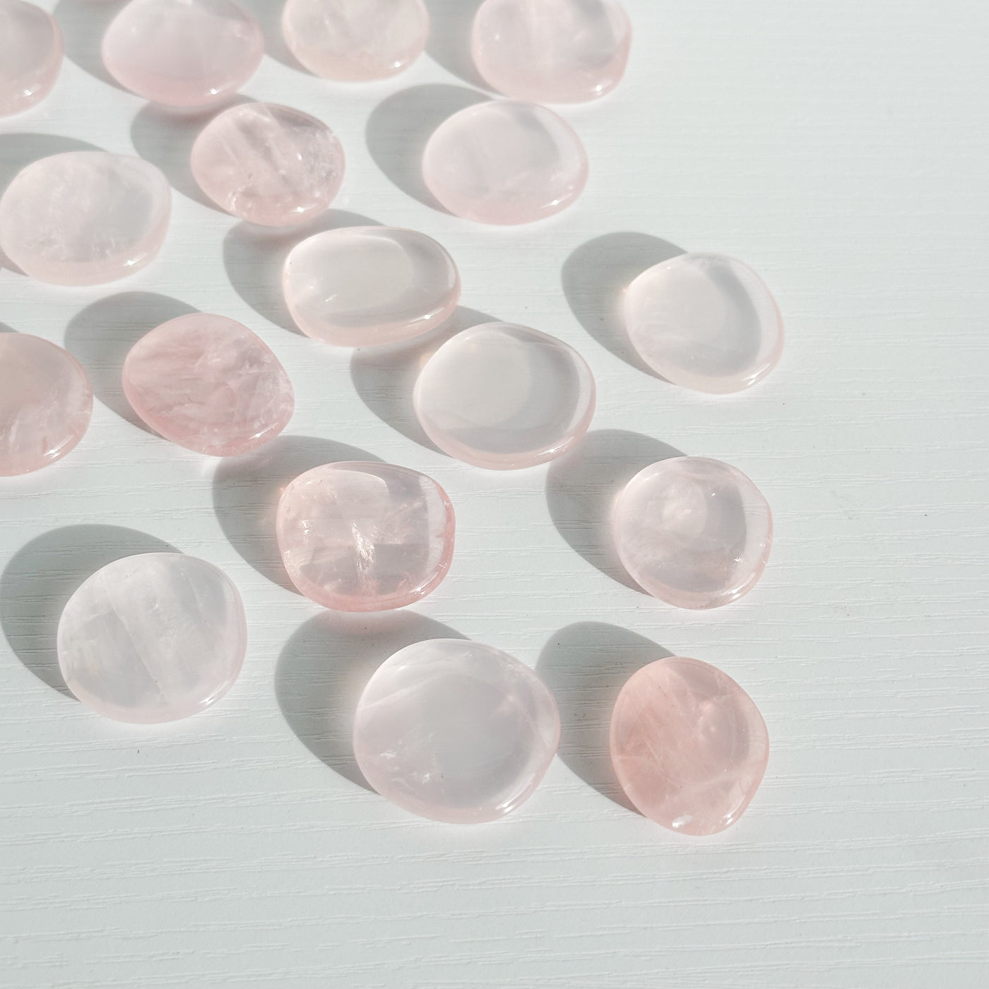 Rose Quartz Mini Flat Stone