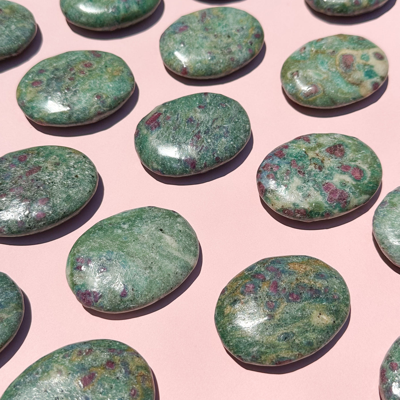 Ruby Fuchsite Palmstone