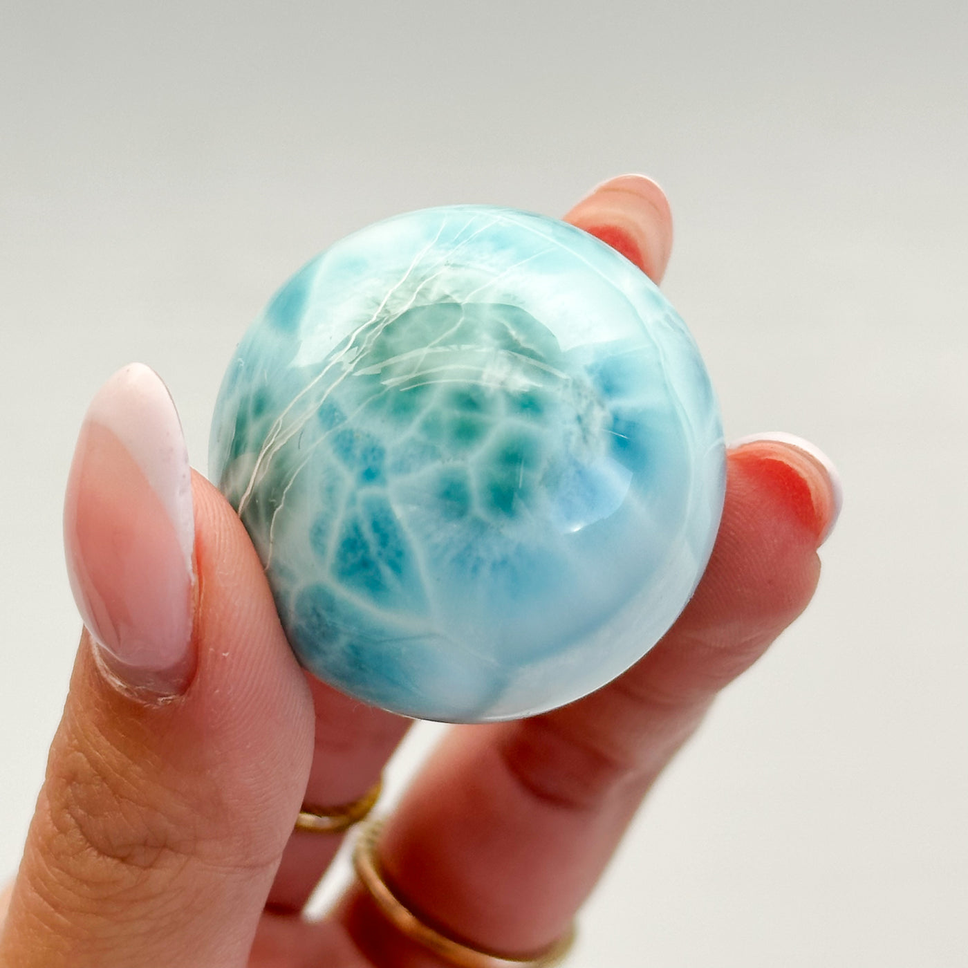 Larimar Sphere