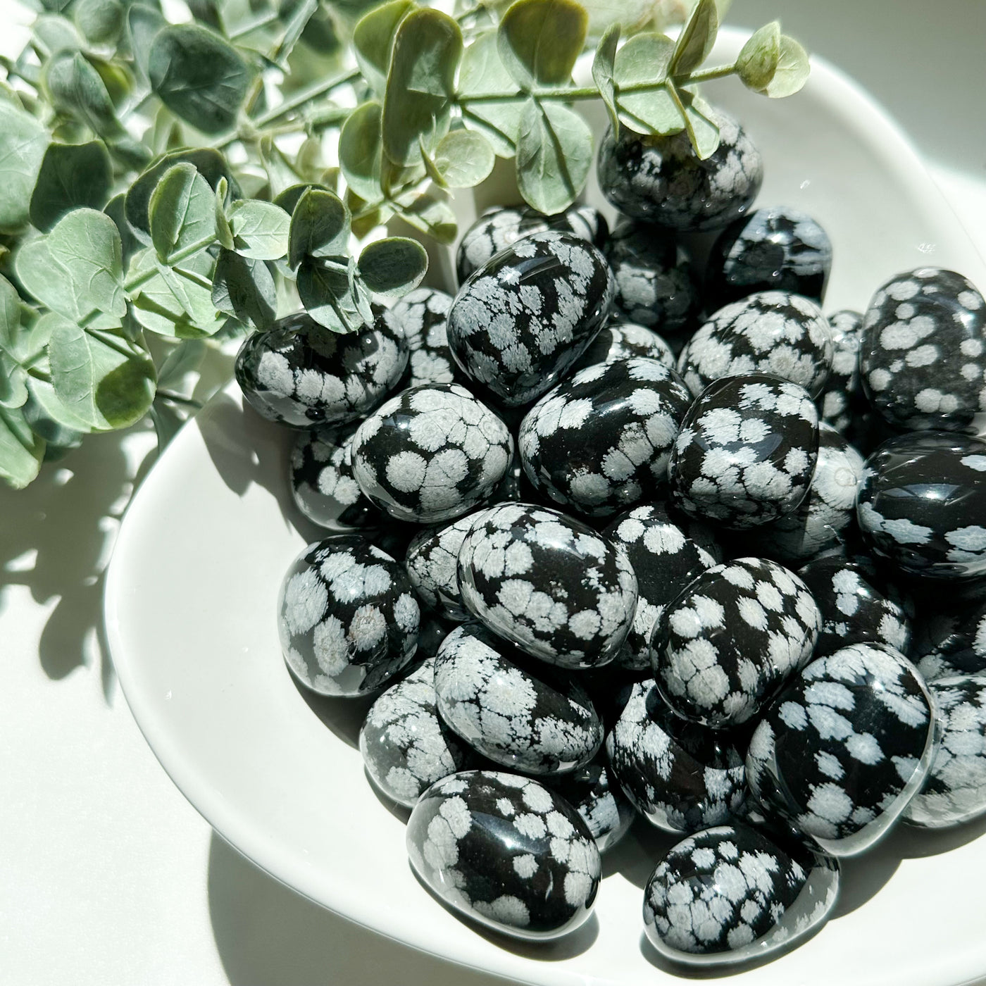 Snowflake Obsidian Tumble