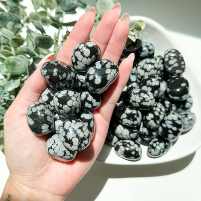 Snowflake Obsidian Tumble