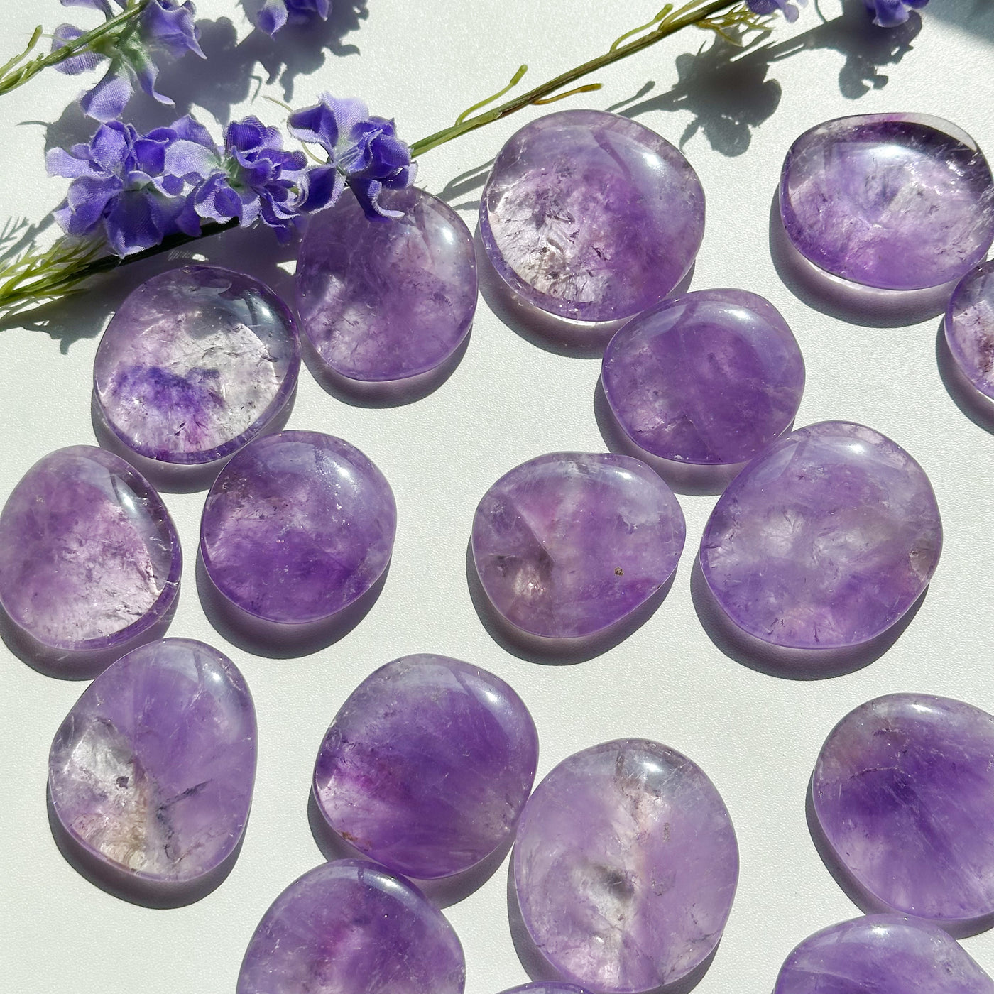 Amethyst Flat Stone