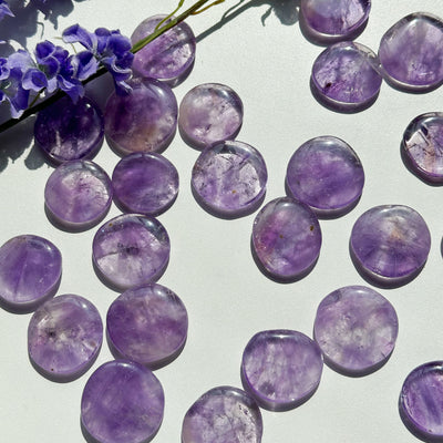 Amethyst Flat Stone