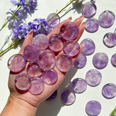 Amethyst Flat Stone