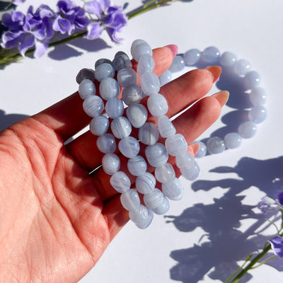 Blue Lace Agate Bracelet