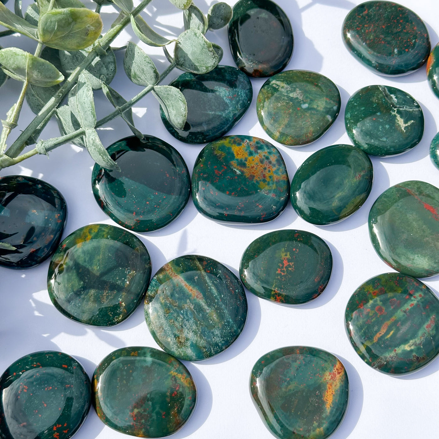 Bloodstone Flat Stone - MINI