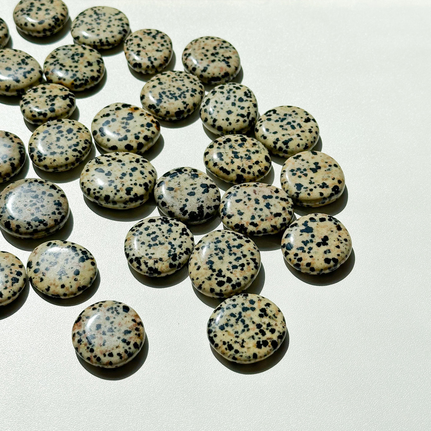 Dalmatian Jasper Flat Stone - MINI