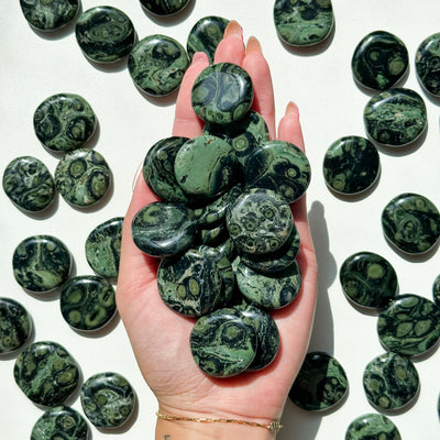 Kambaba Jasper Flat Stone - MINI