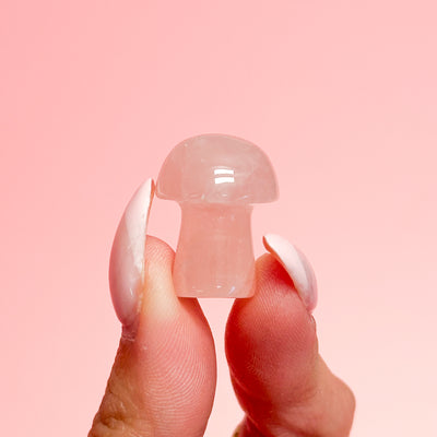 Rose Quartz Mushroom