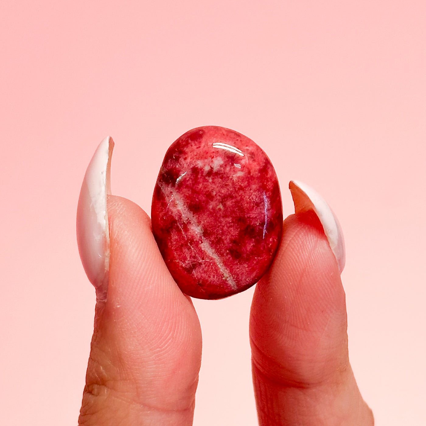 Thulite Flat Stone