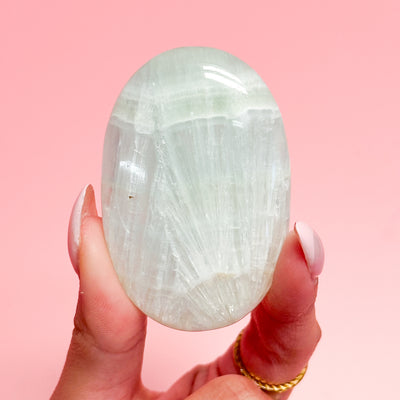 Pistachio Calcite Palmstone