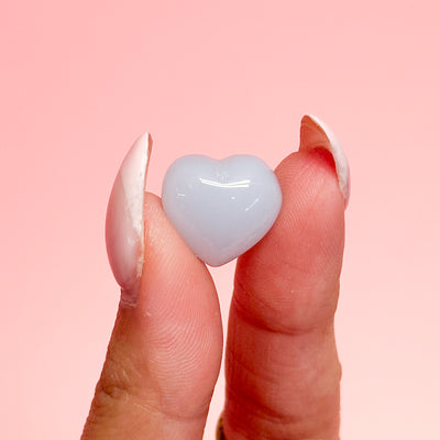 Blue Chalcedony Heart