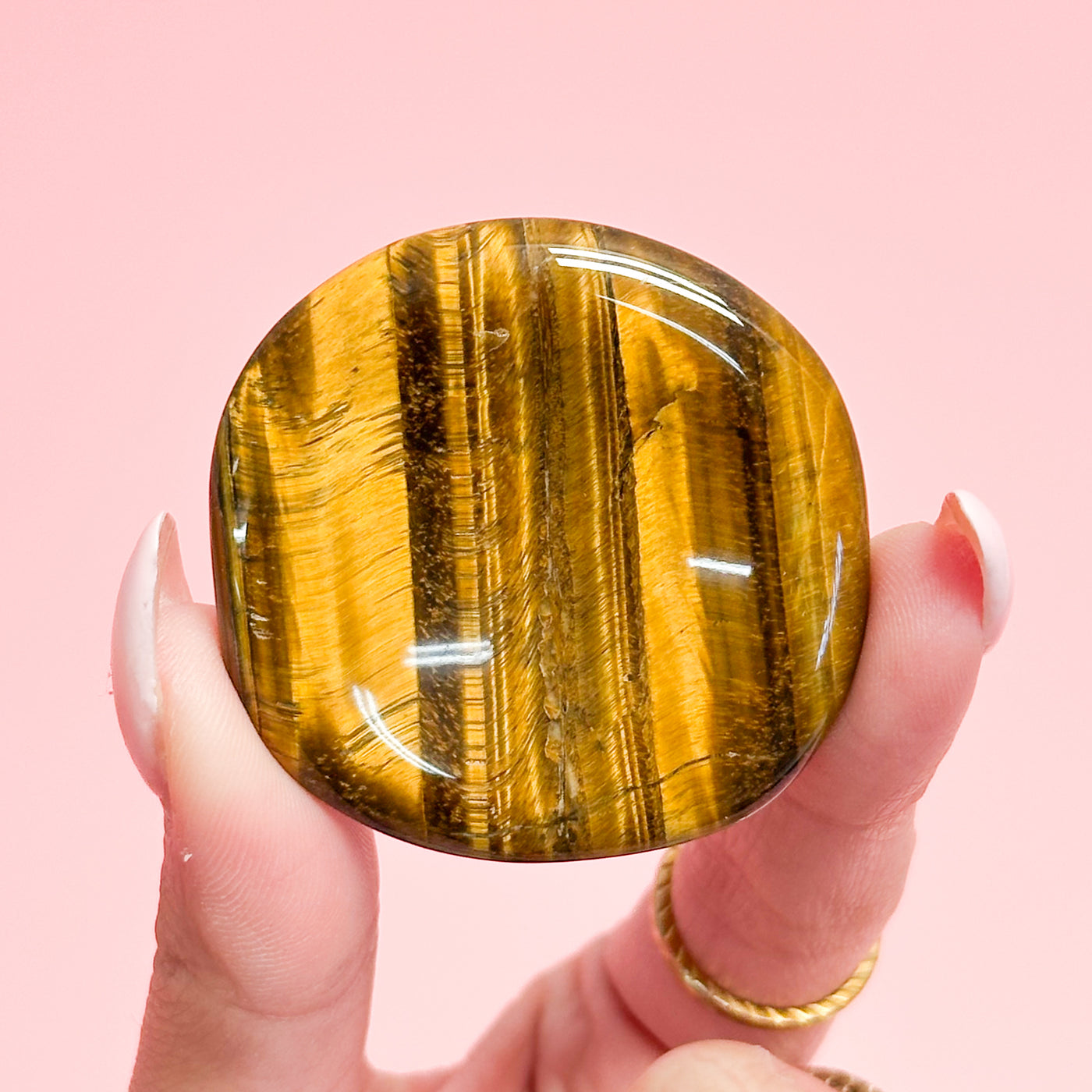 Tiger Eye Worry Stone