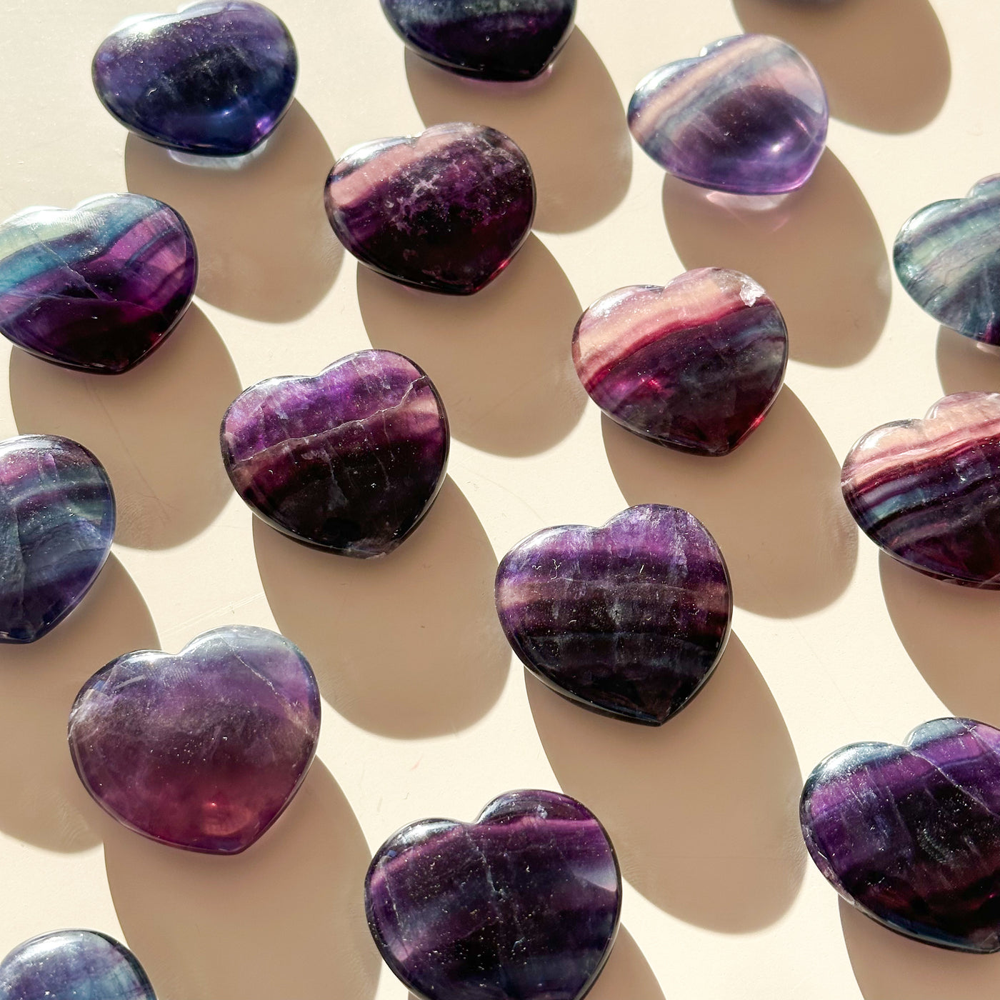 Fluorite Heart Dark