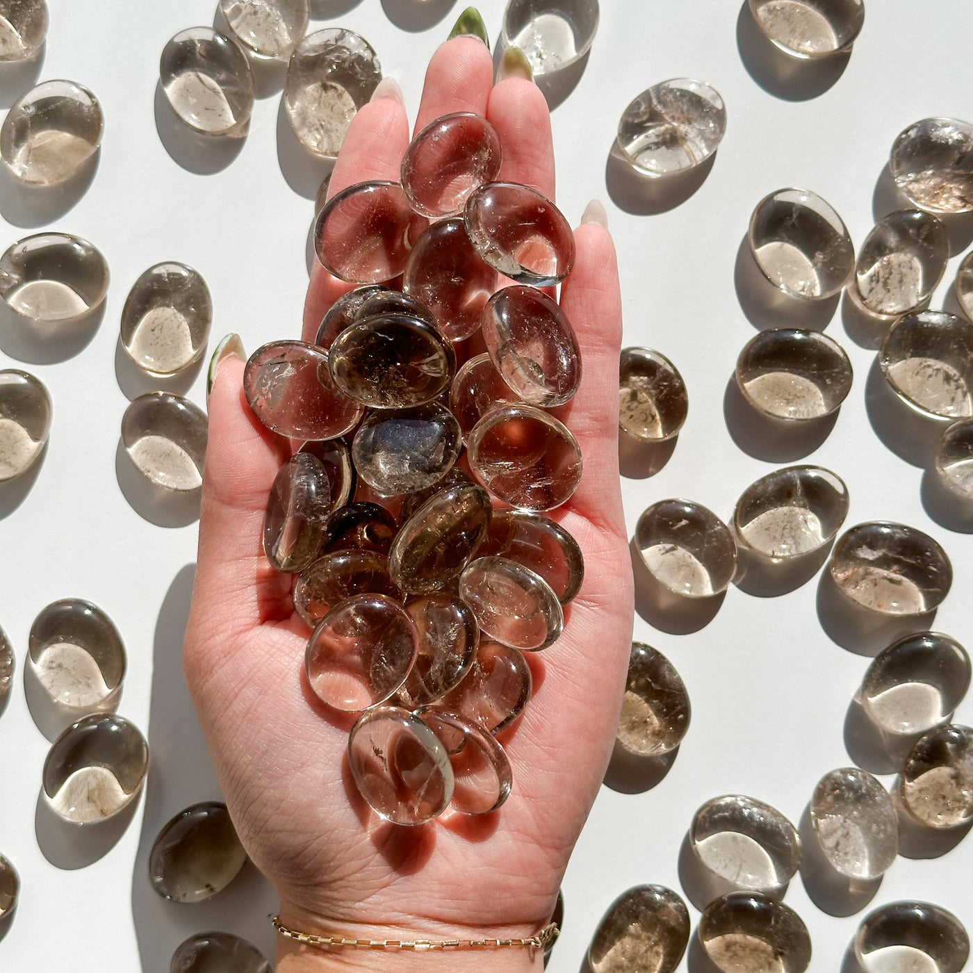 Smokey Quartz Mini Flat Tumble