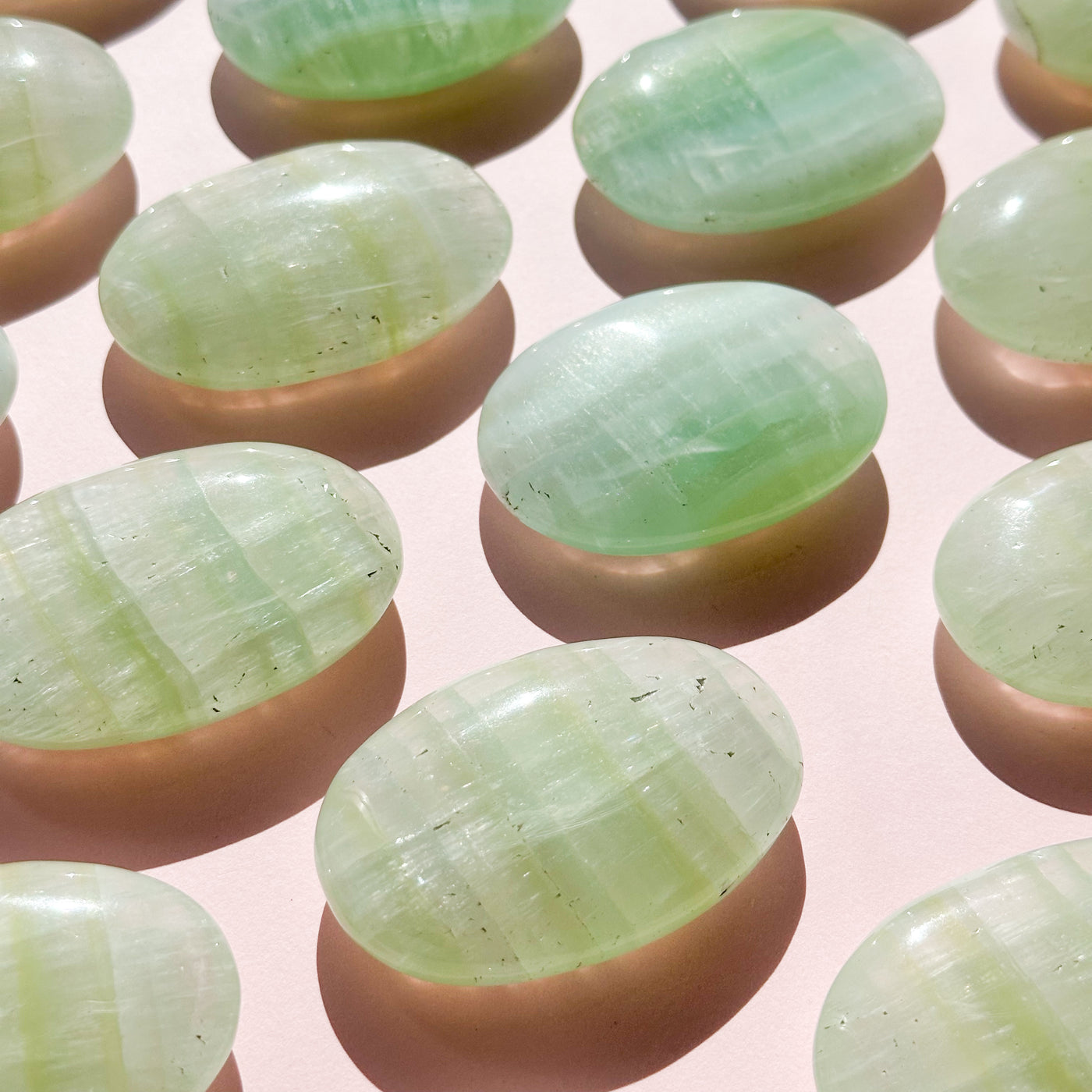 Pistachio Calcite Palmstone