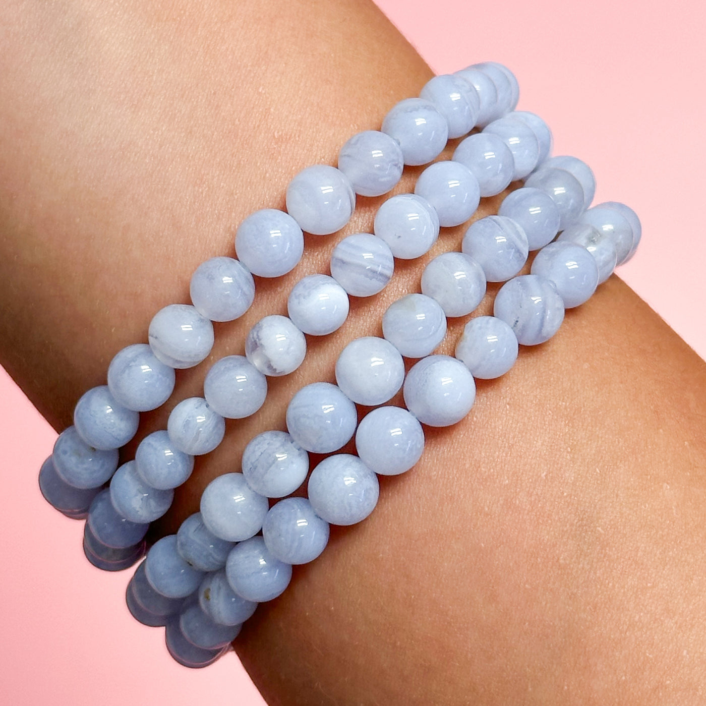 Blue Lace Agate Bracelet