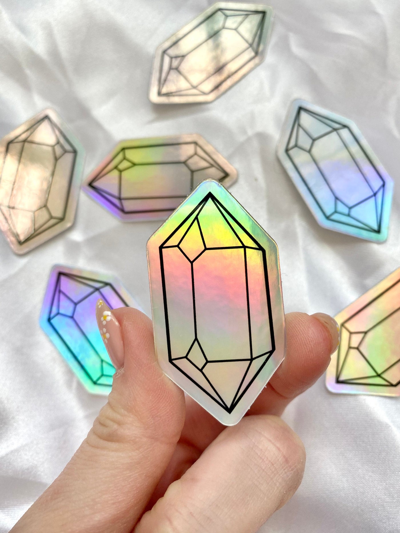 Crystal Holographic Sticker