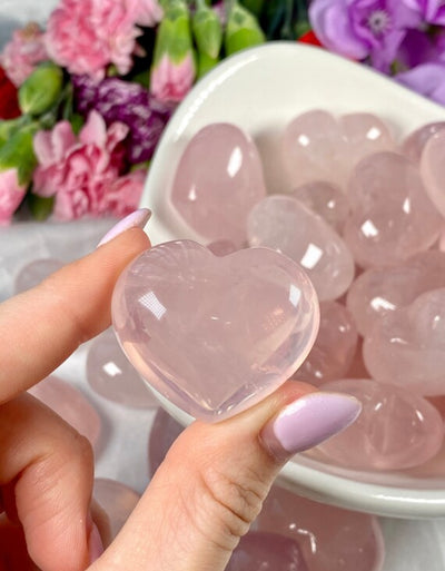 Rose Quartz Heart Small